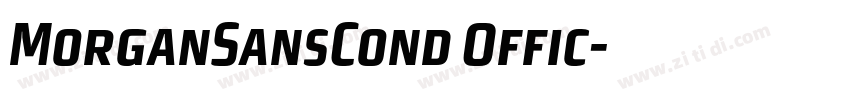 MorganSansCond Offic字体转换